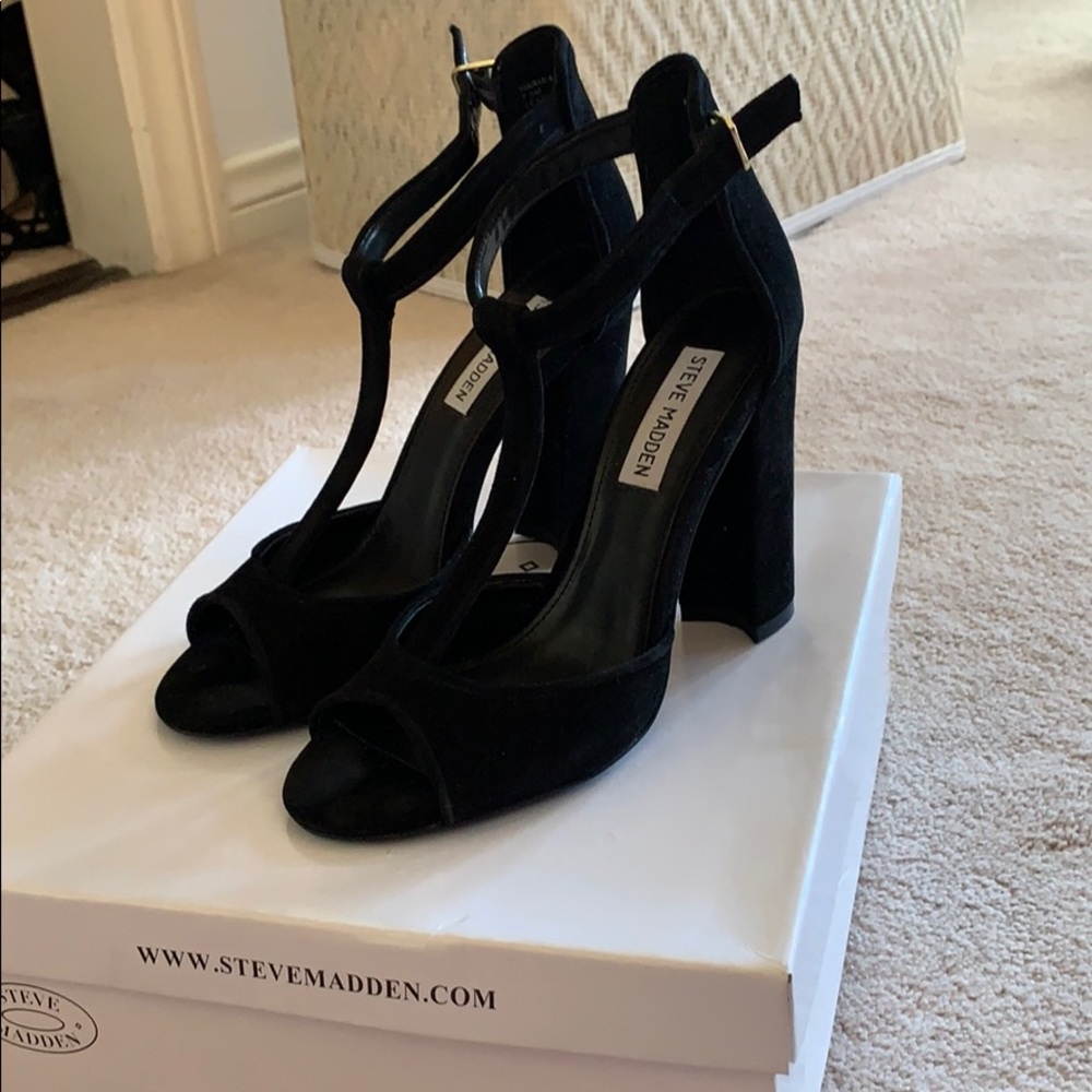 Steve Madden black heels
